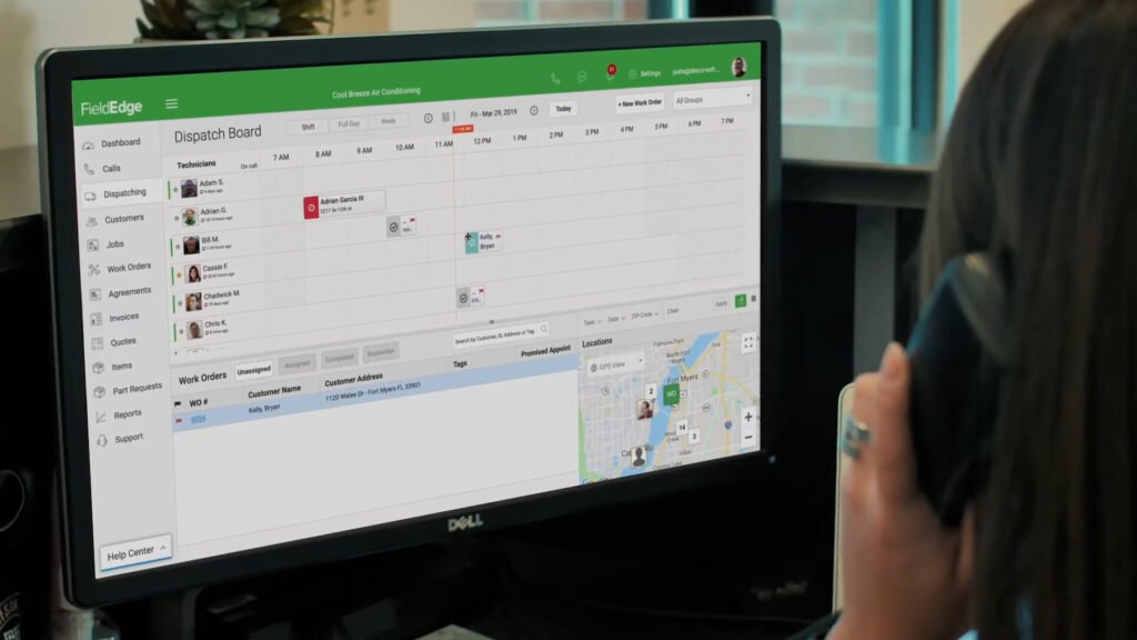 FieldEdge Review (2026): The Last Stand for QuickBooks Desktop Users? 1 FieldEdge Dashboard Example