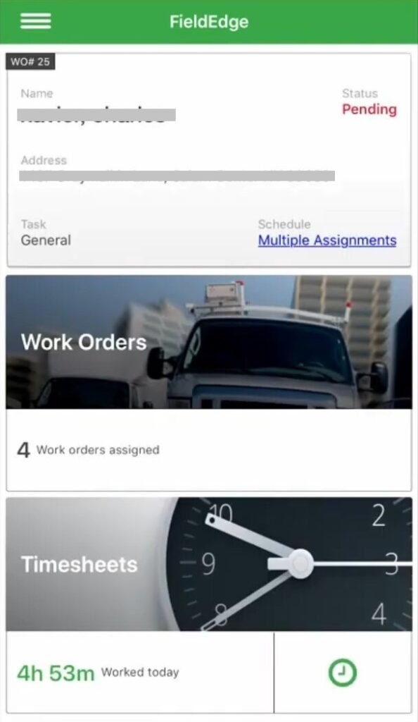 FieldEdge Review (2026): The Last Stand for QuickBooks Desktop Users? 2 FieldEdge Mobile App Example