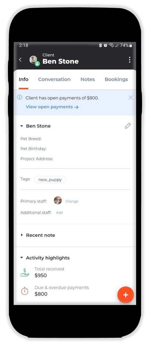 Thryv Mobile App Example