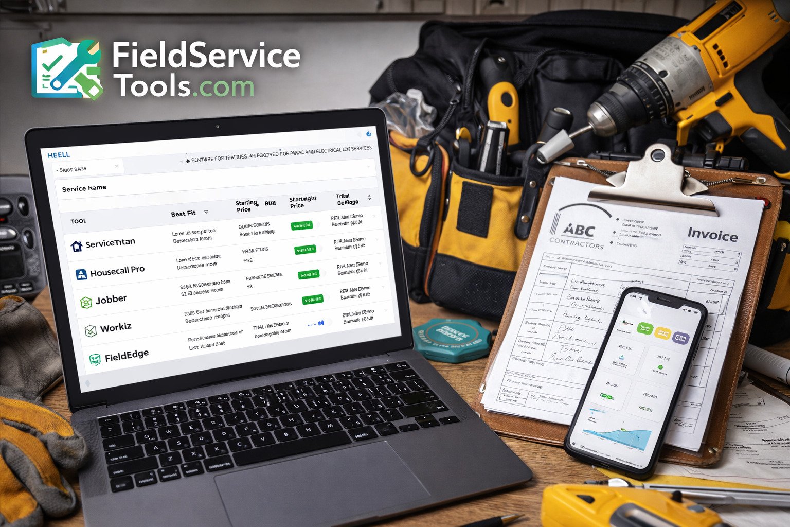 find best field service softwares and tools